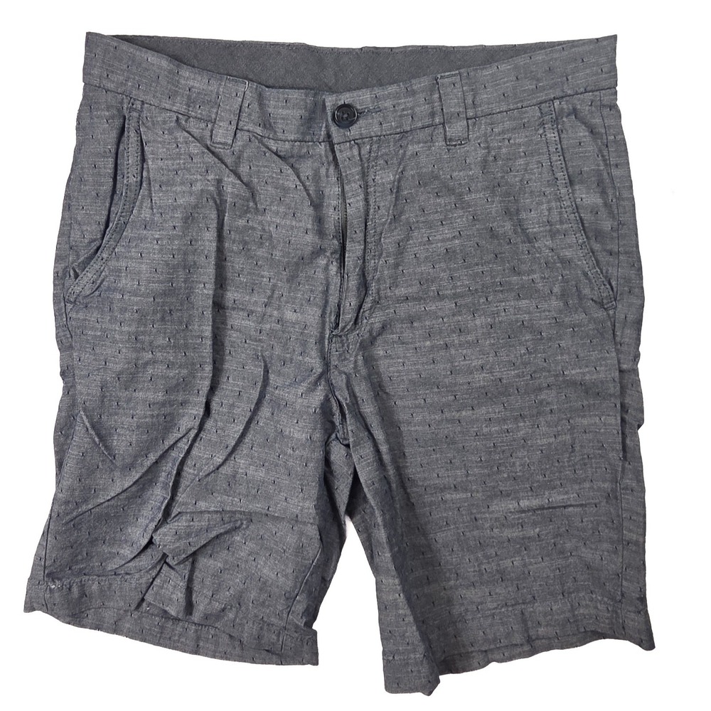 Roundtree & Yorke Blue Gray Shorts Chino Golf Casual Men's Size 32